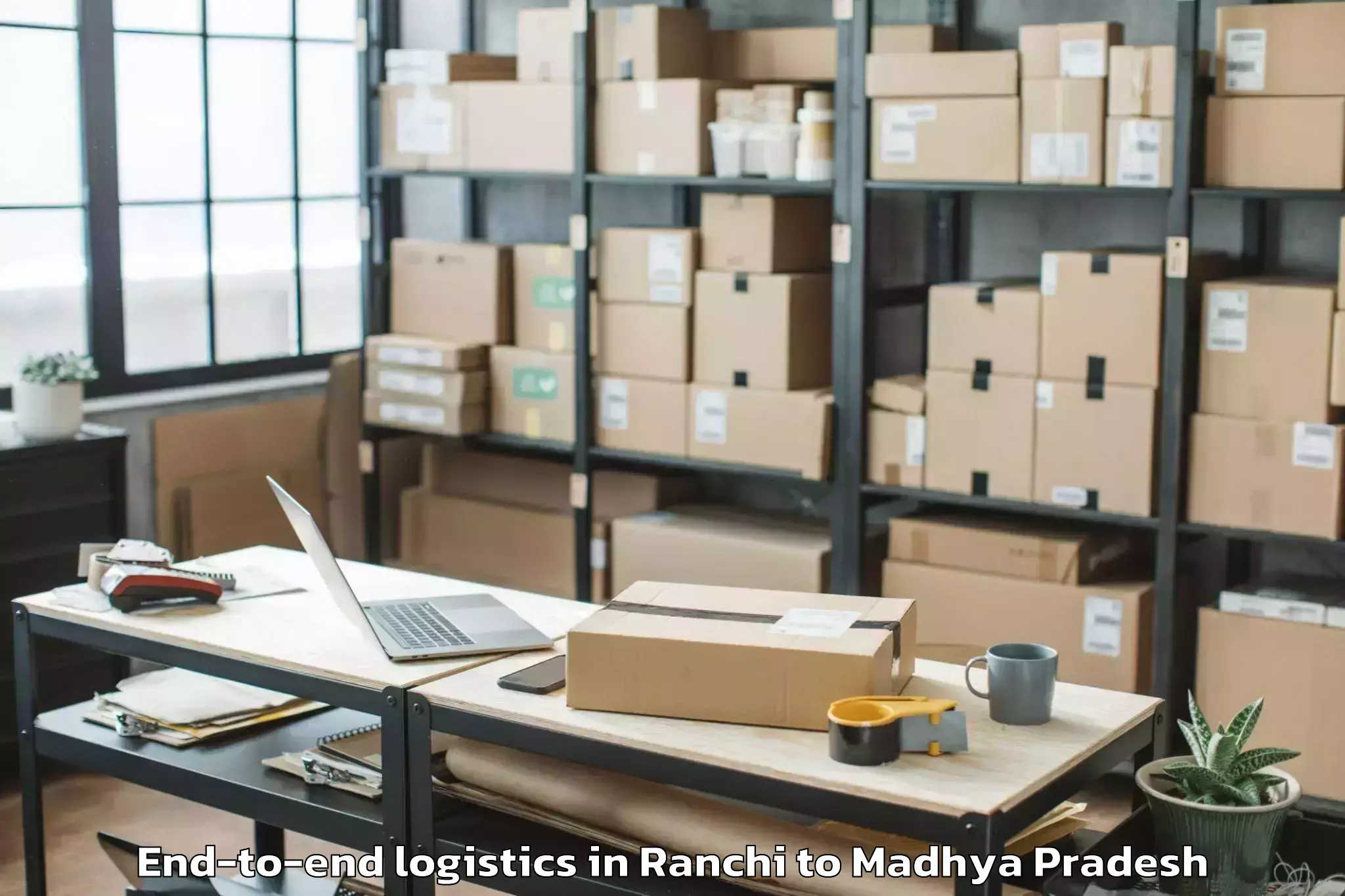 Trusted Ranchi to Nasrullahganj End To End Logistics